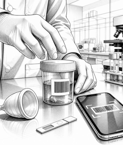 ai-menstruationsblut-diagnostik-binde-labor
