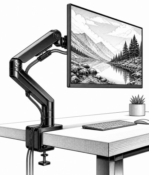 ai-monitorarm-ergonomie-ergear-acer-deal