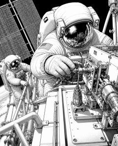 ai-nasa-iss-spacewalk-power-channel-solar-array