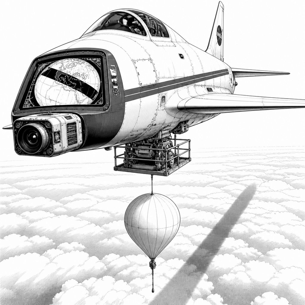 NASA setzt auf WB-57-Jet und Eclipse-Ballons für die totale Sonnenfinsternis am 12. August NASA setzt auf WB-57-Jet und Eclipse-Ballons für die totale Sonnenfinsternis am 12. August