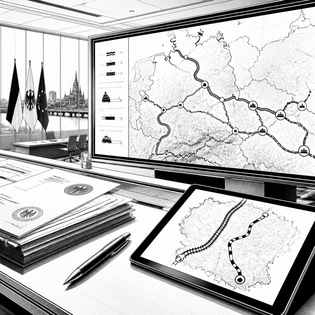 Bilger kündigt Sofortmaßnahmen gegen Niedrigwasser-Folgen für Gütertransporte an Bilger kündigt Sofortmaßnahmen gegen Niedrigwasser-Folgen für Gütertransporte an