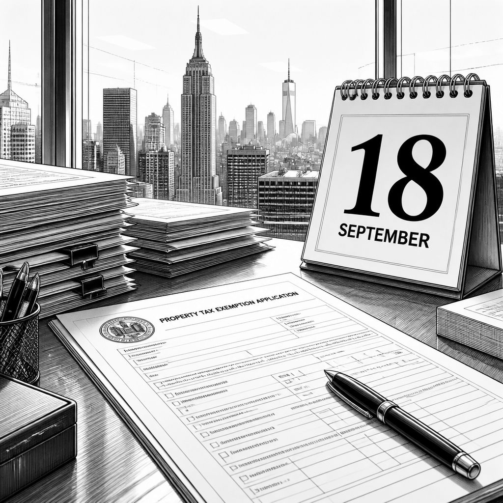 NYC verlängert Frist für Befreiungen von der Zweitwohnungssteuer bis 18. September NYC verlängert Frist für Befreiungen von der Zweitwohnungssteuer bis 18. September