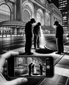 ai-nypd-video-manhole-near-penn-station