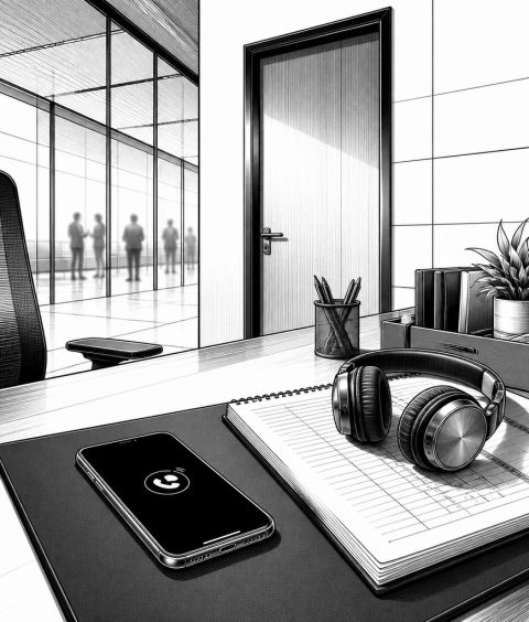 ai-office-psychological-stress-noise-quiet-room