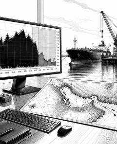 ai-oil-price-hormuz-corridor-brent-trading-screen