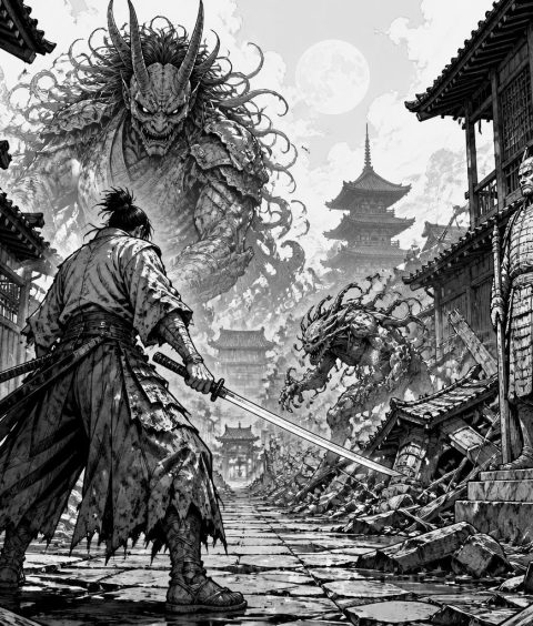 ai-onimusha-way-of-the-sword-kyoto-boss-combat