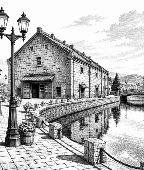 ai-otaru-unga-hafenkanal-steinlager