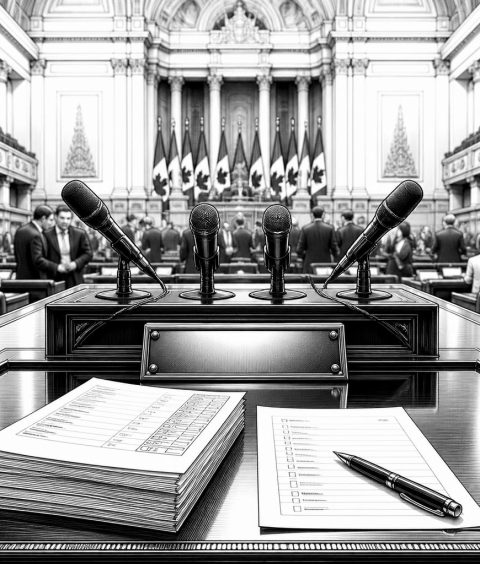 ai-parliament-coalition-microphones