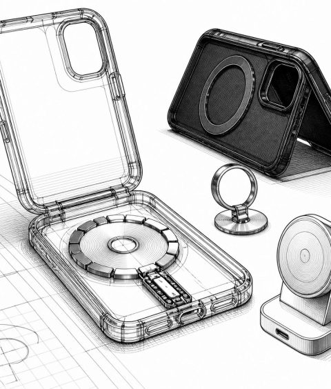 ai-pixel-11-cases-pixelsnap-qi2-clear-case