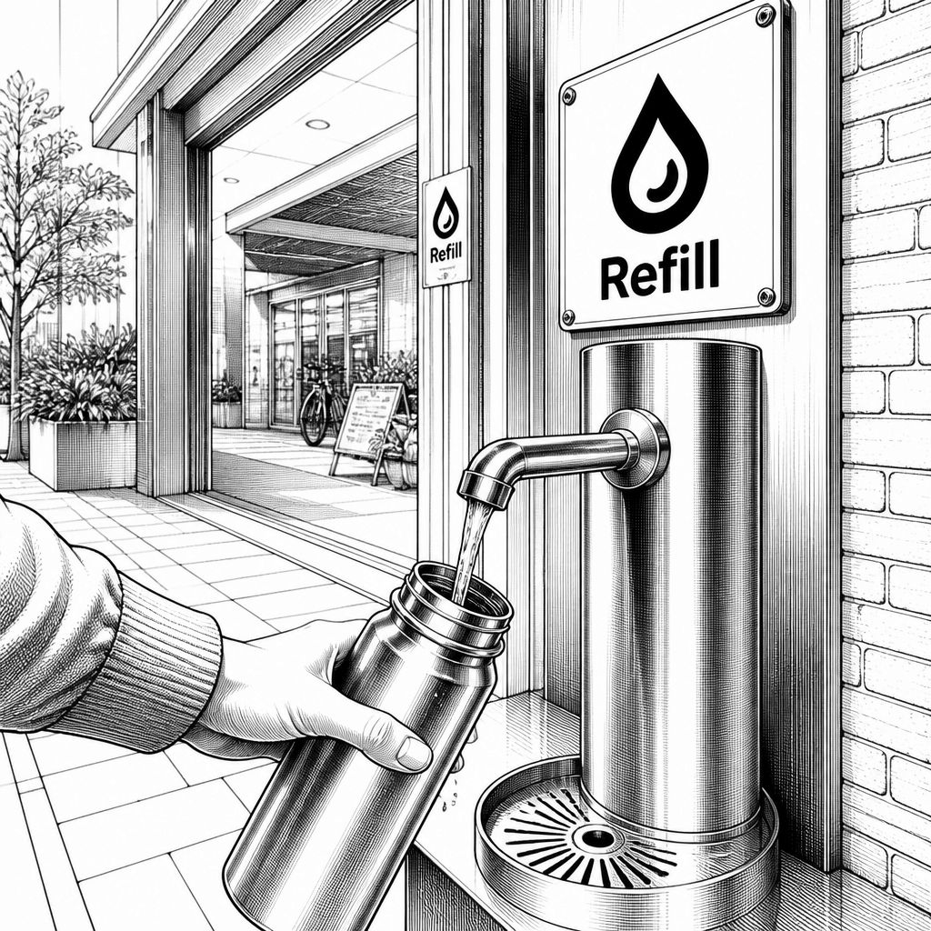 Wasser kostenlos auffüllen in Wiesbaden: Wie gut funktionieren Refill-Stationen im Test? Wasser kostenlos auffüllen in Wiesbaden: Wie gut funktionieren Refill-Stationen im Test?