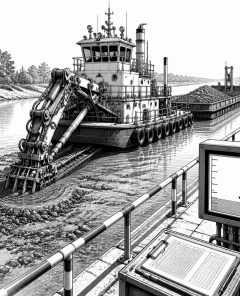 ai-rhein-niedrigwasser-ausbaggern-logistik