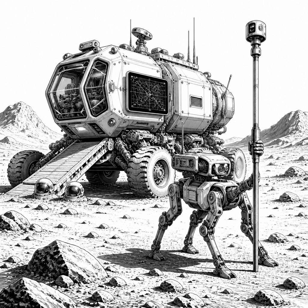 Robot-Dogs auf dem Mond: Chinas Rover-Plan für KI-gestützte Patrouillen und Probenarbeit Robot-Dogs auf dem Mond: Chinas Rover-Plan für KI-gestützte Patrouillen und Probenarbeit