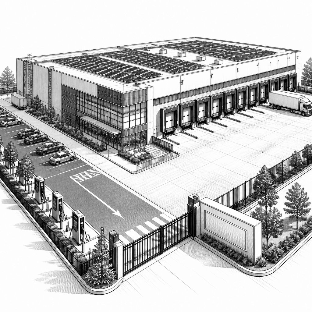 RUHR Logistikpark in Castrop-Rauxel fertig: 7.575 m² Hallenfläche für Alleinnutzung RUHR Logistikpark in Castrop-Rauxel fertig: 7.575 m² Hallenfläche für Alleinnutzung