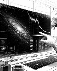 ai-schwarzloch-sterne-jwst-roter-punkt