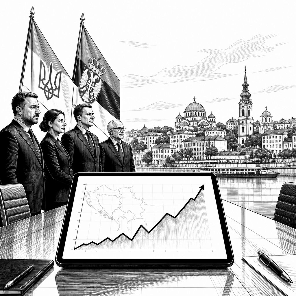 Selenskyjs Besuch in Serbien: Serbiens Außenpolitik bekommt neuen wirtschaftlichen Fokus Selenskyjs Besuch in Serbien: Serbiens Außenpolitik bekommt neuen wirtschaftlichen Fokus