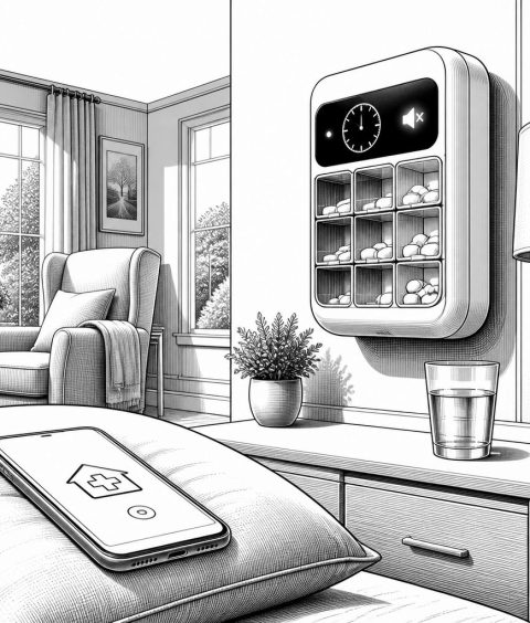 ai-senior-pill-dispenser-home-notruf
