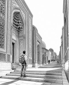ai-shah-i-zinda-samarkand-alley-blue-mausoleums