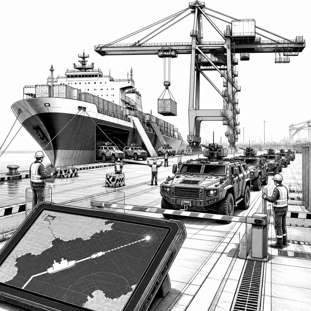 Sanktioniertes Frachtschiff liefert Militärfahrzeuge nach Mali – KI-Analyse zeigt Logistikroute Sanktioniertes Frachtschiff liefert Militärfahrzeuge nach Mali – KI-Analyse zeigt Logistikroute