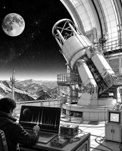 ai-space-debris-moon-impact-eso-vlt-spectral-lines