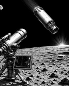 ai-spacex-mond-einschlag-falcon-9-oberstufe