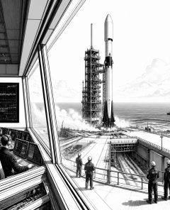 ai-spacex-starlink-falcon-9-launch-space-coast