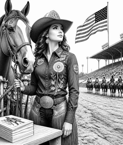 ai-spokane-rodeo-queen-montgomery-military-homage
