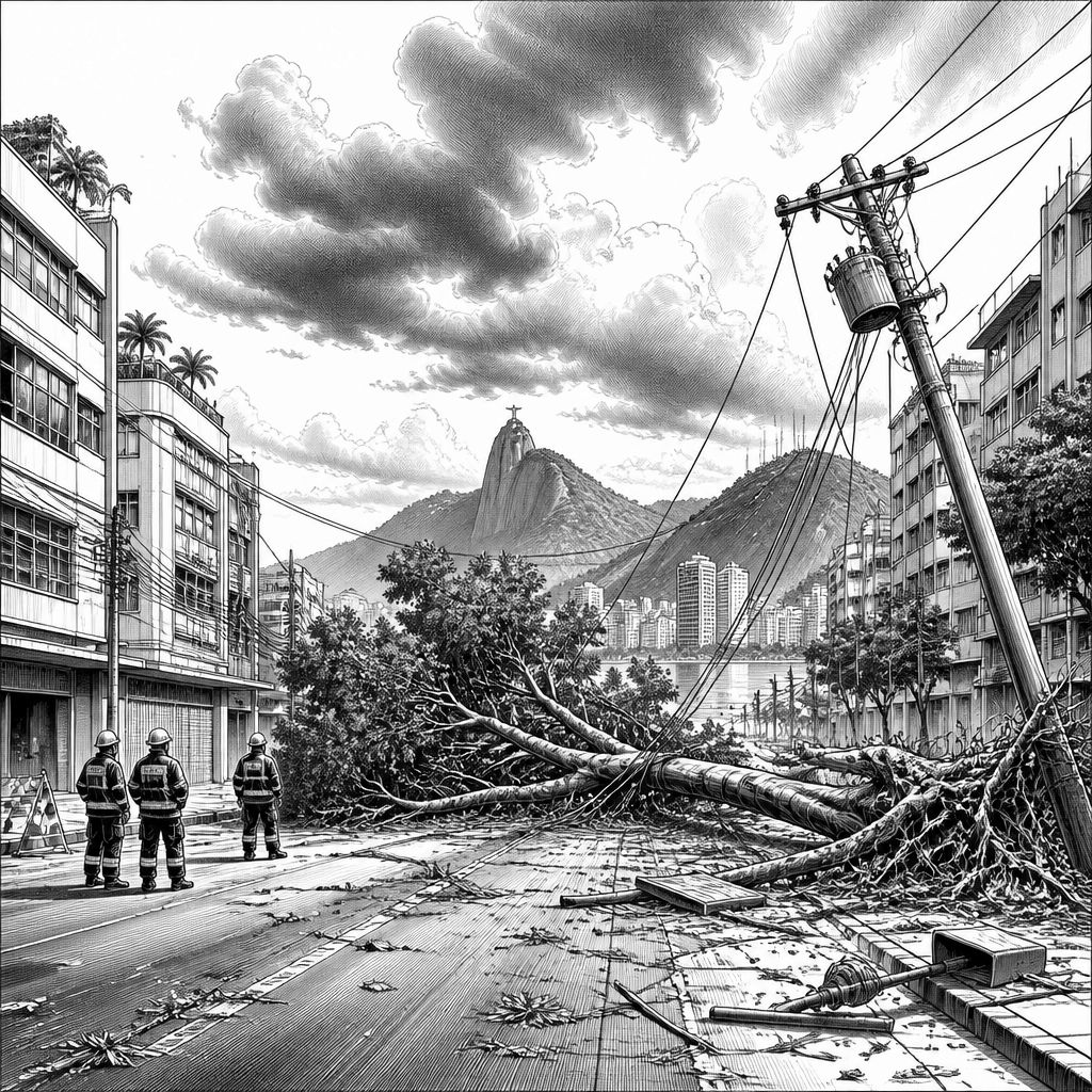 Sturm in Brasilien: Windböen über 100 km/h treffen Rio und São Paulo Sturm in Brasilien: Windböen über 100 km/h treffen Rio und São Paulo