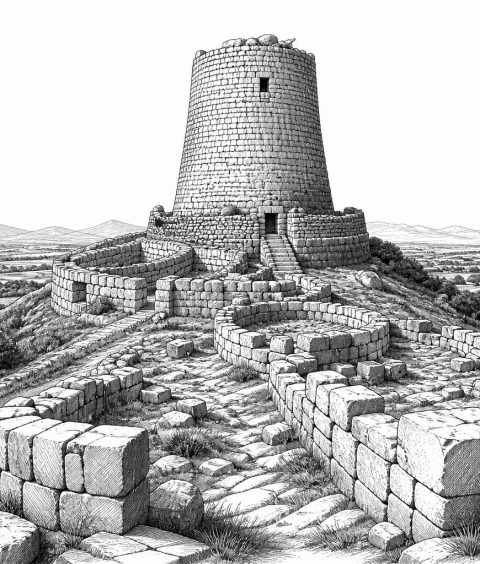 ai-su-nuraxi-barumini-unesco-turm