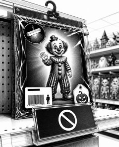 ai-target-halloween-blacklight-clown-apology