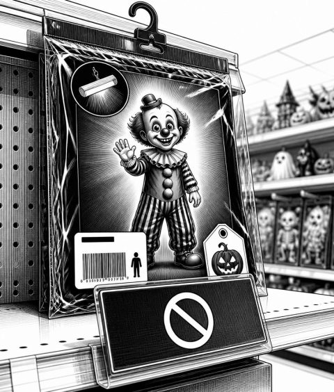 ai-target-halloween-blacklight-clown-apology