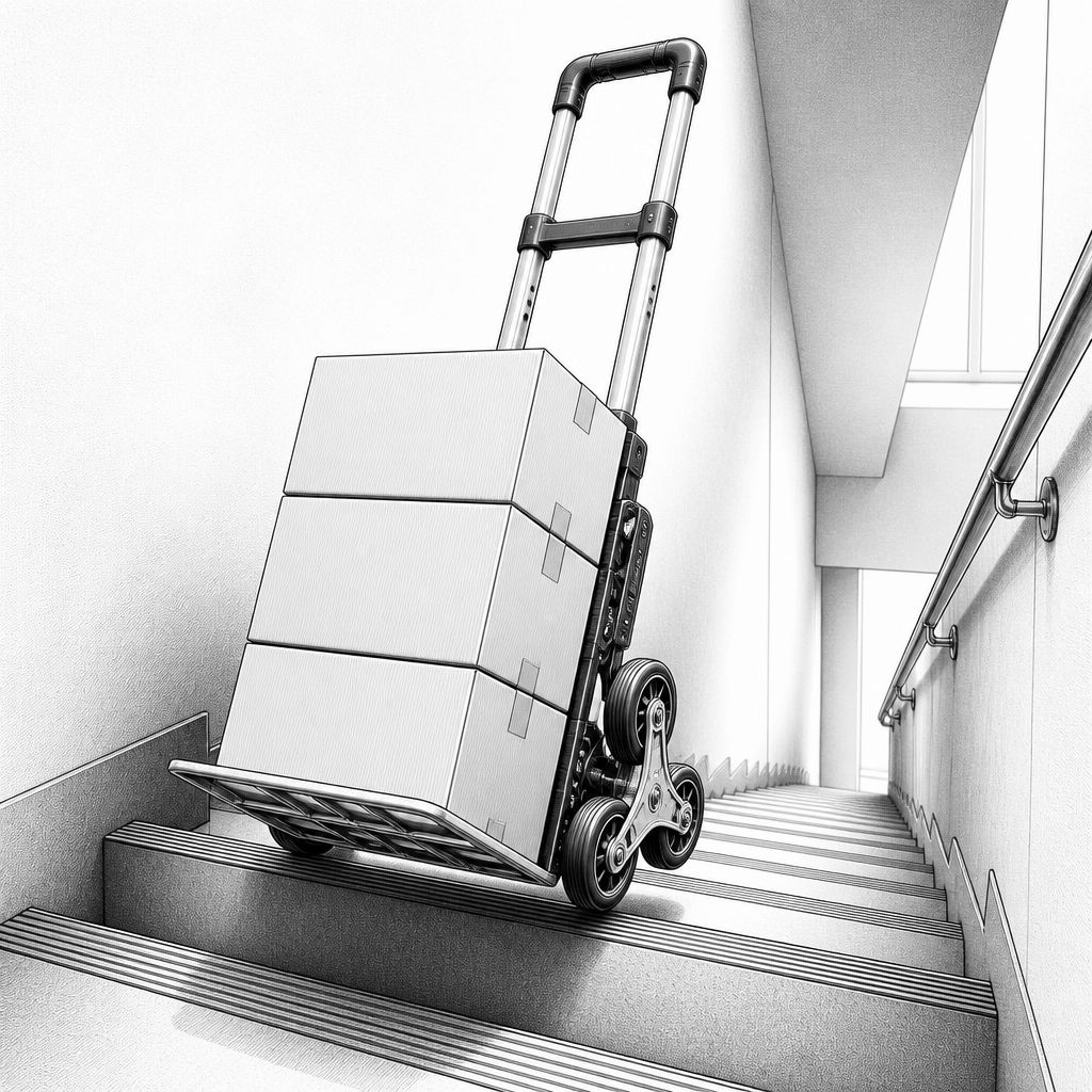 Parkside-Treppen-Sackkarre bei Lidl unter 40 Euro: Für 150 kg bzw. 40 kg pro Stufe Parkside-Treppen-Sackkarre bei Lidl unter 40 Euro: Für 150 kg bzw. 40 kg pro Stufe
