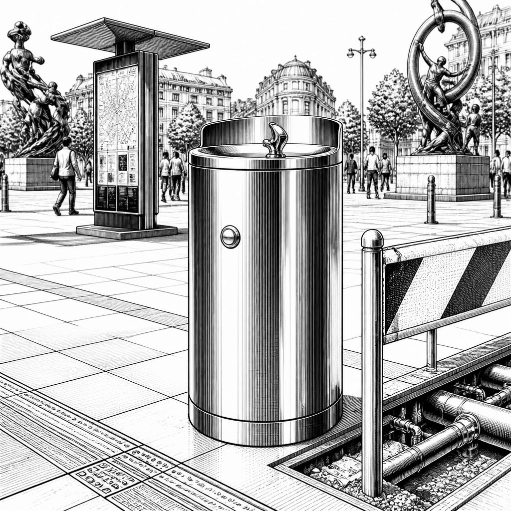 Erster Trinkwasserbrunnen für Oer-Erkenschwick startet Mitte August am Berliner Platz Erster Trinkwasserbrunnen für Oer-Erkenschwick startet Mitte August am Berliner Platz