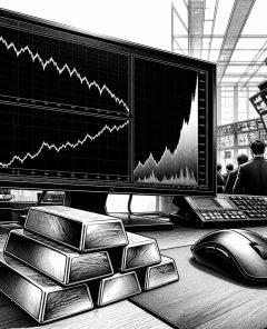 ai-us-boersen-uneinheitlich-gold-hoch