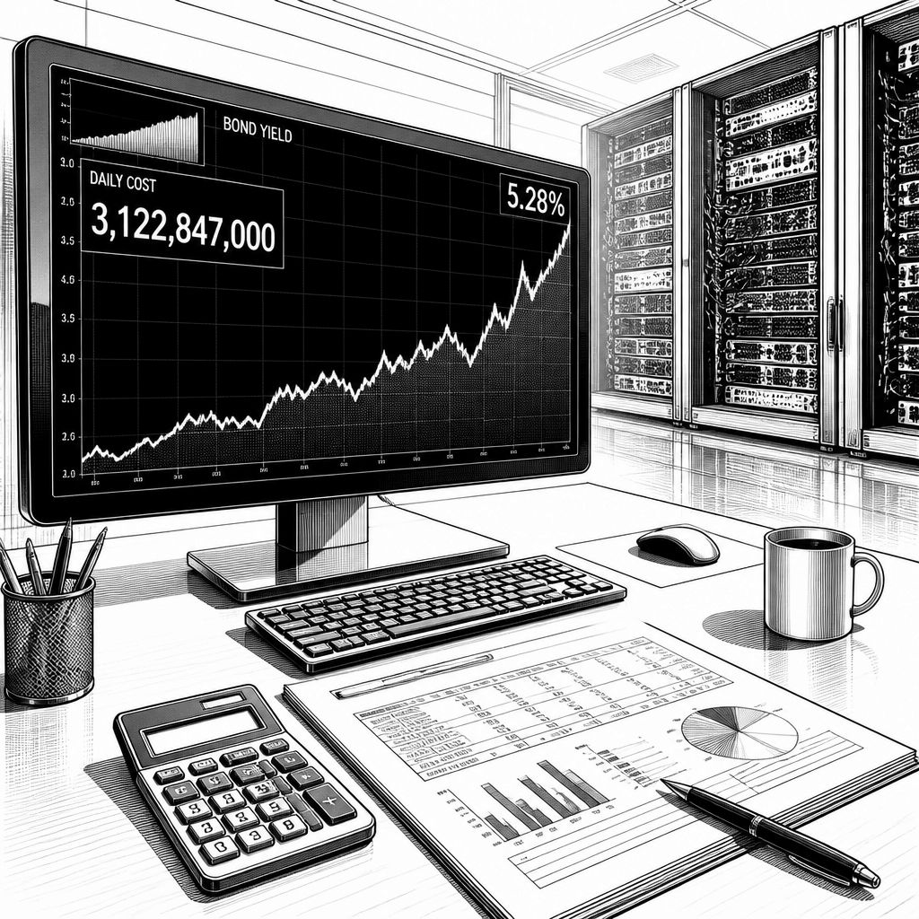 CBO: Zinslast für US-Staatsanleihen klettert auf über 3 Mrd. US-Dollar täglich CBO: Zinslast für US-Staatsanleihen klettert auf über 3 Mrd. US-Dollar täglich