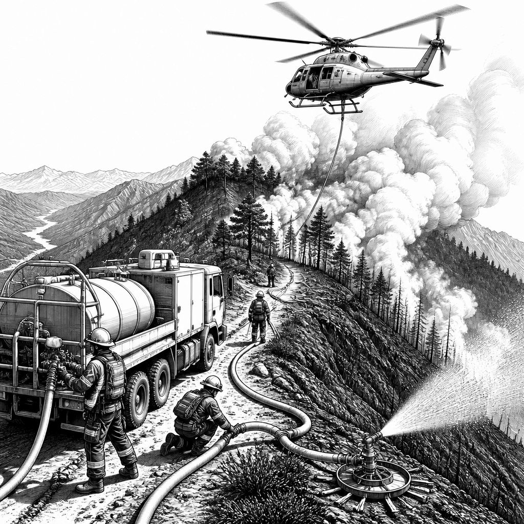 Waldbrand in den Chiemgauer Alpen: Feuerwehr kämpft an der Hochwand bei Unterwössen Waldbrand in den Chiemgauer Alpen: Feuerwehr kämpft an der Hochwand bei Unterwössen