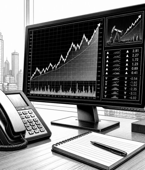 ai-wall-street-bond-yields-oil-trading-screen