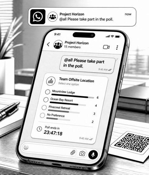 ai-whatsapp-gruppenchats-umfragen-qrcode