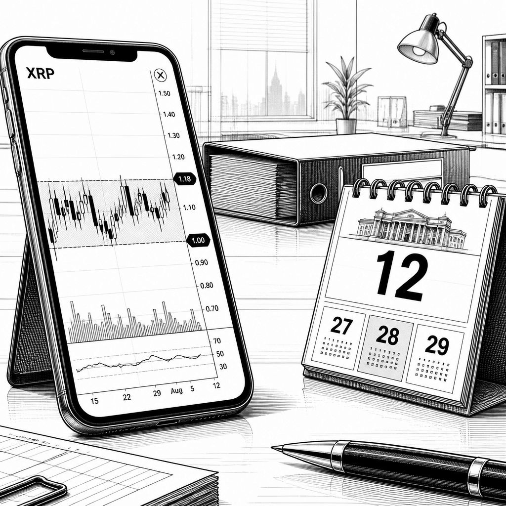 XRP-Prognose für August: Seitwärtszone zwischen 1,00 und 1,18 Dollar – September als größter Hebel XRP-Prognose für August: Seitwärtszone zwischen 1,00 und 1,18 Dollar – September als größter Hebel
