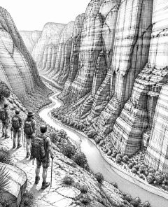 ai-zion-national-park-sandstone-canyon