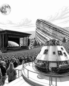 artemis-ii-fans-red-rocks-mondflug-orion-sls