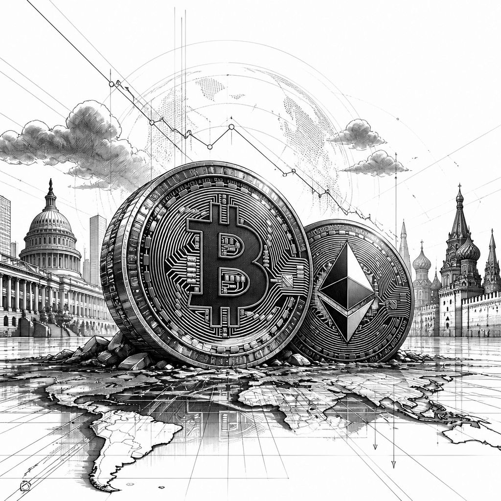 Bitcoin und Ethereum ziehen zurück: Geopolitik bremst, Gesetzeslage wirkt nach Bitcoin und Ethereum ziehen zurück: Geopolitik bremst, Gesetzeslage wirkt nach