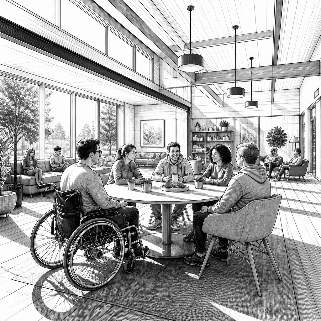 Community Club in White Oak schafft Begegnungsraum für Erwachsene mit Behinderung Community Club in White Oak schafft Begegnungsraum für Erwachsene mit Behinderung