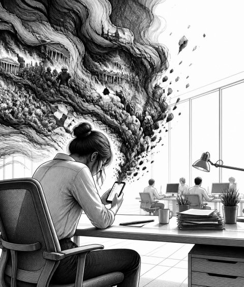 doomscrolling-politische-medien-work-engagement