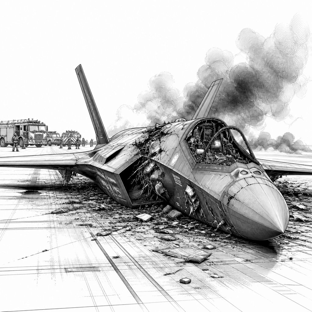 F-35-Absturz in Miramar bei San Diego: Notfalllage und offene Fragen zu möglichen Ursachen F-35-Absturz in Miramar bei San Diego: Notfalllage und offene Fragen zu möglichen Ursachen