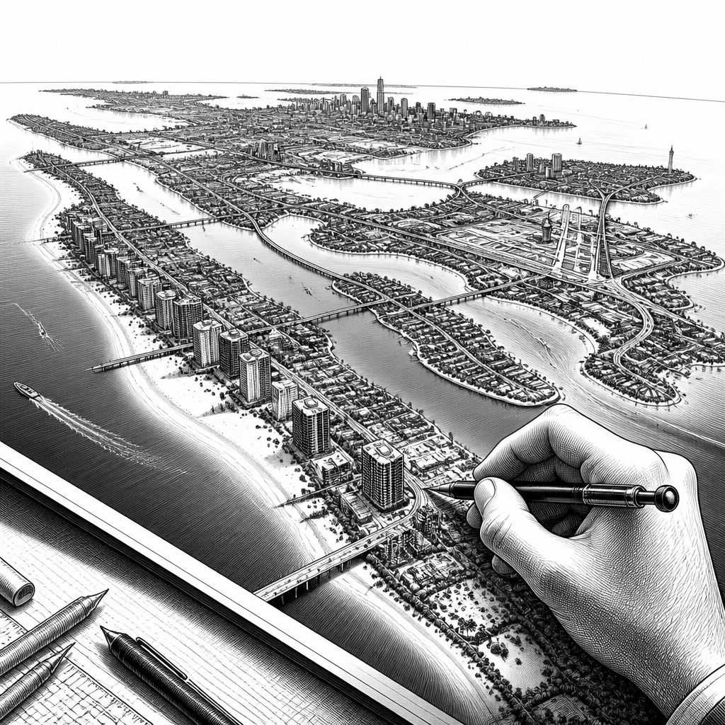 GTA-6-Karte in Cities Skylines 2 nachgebaut: Vice City spielbar? GTA-6-Karte in Cities Skylines 2 nachgebaut: Vice City spielbar?
