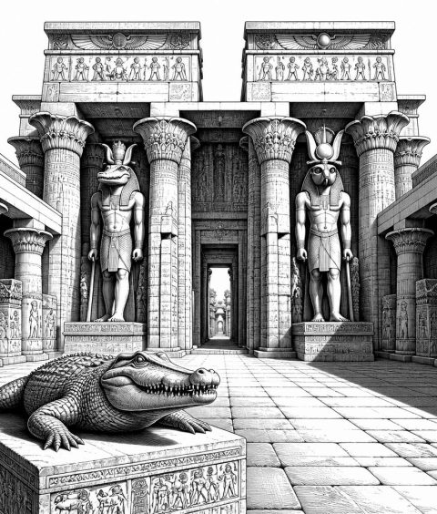 kom-ombo-temple-doppeltempel-sobek-haroeris-nil
