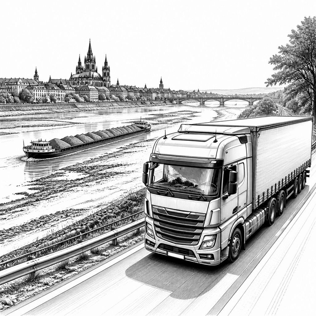Mainz hebt Sonn- und Feiertagsfahrverbot für Lkw wegen Niedrigwasser auf Mainz hebt Sonn- und Feiertagsfahrverbot für Lkw wegen Niedrigwasser auf
