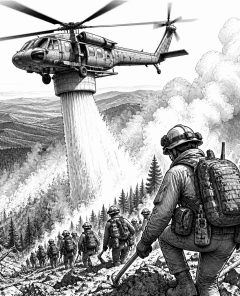 militaer-internationale-crews-little-giant-feuer