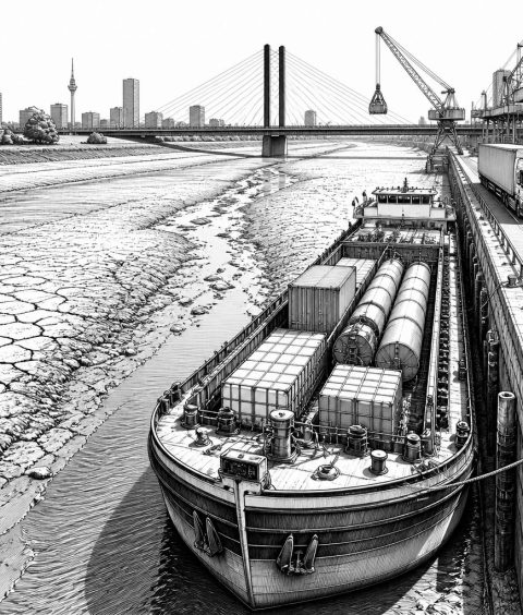 niedrigwasser-lkw-fahrverbot-klimapolitik-logistik