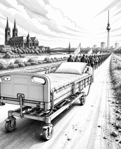 pflegekrise-ver-di-marsch-pflegebett-magdeburg-berlin